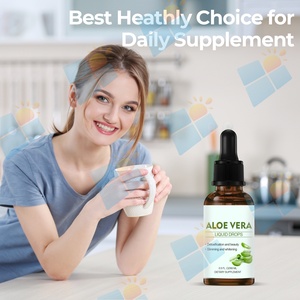 Gouttes liquides d'aloe vera 60 ml avec formule d'extrait botanique pour le bien-être quotidien et la nutrition beauté Fournisseur OEM de marque privée - Product Image 5