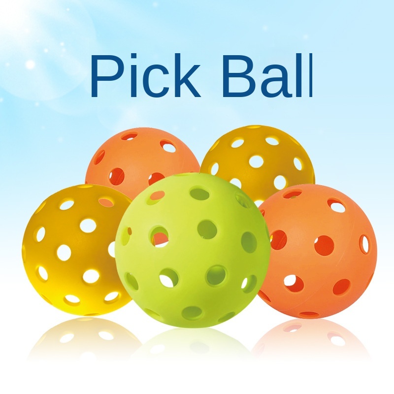 40-Hole Honeycomb Core Durable Pickleball 16mm Hollow TPE Porous Ball Portable High-Bounce Outdoor Sports Equipment for Children