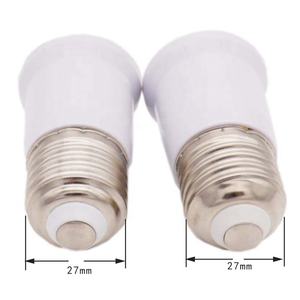 ตัวแปลงฐานโคมไฟ E27เป็น E27 80มม., ตัวแปลงฐานโคมไฟเป็นโลหะสีขาวอเนกประสงค์ + ตัวขยายโคมไฟแปลงหลอดใดก็ได้ที่มีข้อต่อ E27 - Product Image 4