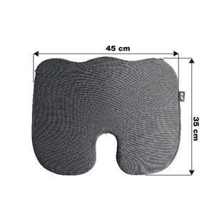 Coussin de siège - Housse de siège de voiture universelle, tissu et mousse à mémoire de forme, noir Simoni Racing - Product Image 2