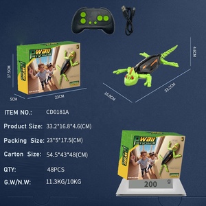 Juguete Robot Gecko de escalada en pared con Control remoto para niños, recargable, regalo novedoso de Halloween, diseño anticaída, fácil de operar - Product Image 4