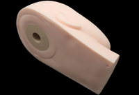 Tête d'entraînement en silicone souple pour extensions de cils - Réutilisable et portable pour la pratique en salon