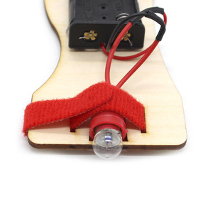 Linterna de mano de madera Star Riverbank, kit de ciencia DIY para niños, juguete educativo, modelo con ensamblaje de luz a pilas - Product Image 4