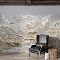 Papier peint mural personnalisé 3D, paysage chinois vintage, peinture murale en plâtre pour salon, mur du canapé, chambre à coucher, hôtel, panneaux muraux