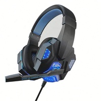Casque de jeu mécanique circum-auriculaire pour cybercafé, commande en gros, 280G, design léger et durable, matériaux bruts