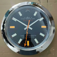 Grande Horloge Murale de Luxe en Métal Doré, Design Artistique 3D Unique Nordique, Décoration Moderne pour la Maison, Horloge de Poignet