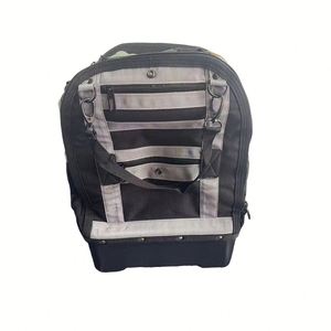 Sac de rangement pour outils d'électricien de grande capacité, robuste et durable, fermeture éclair Oxford, résistant à l'eau, sac à outils décontracté pour l'extérieur - Product Image 4