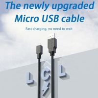 Cable de Carga USB 2.0 Micro B a USB Tipo A Macho Personalizado con Carga Rápida y Funciones Inteligentes para Teléfonos Móviles e Impresoras