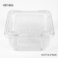 Boîte d'emballage alimentaire en plastique PET transparent personnalisée CHUAN HE pour gâteaux, desserts et biscuits