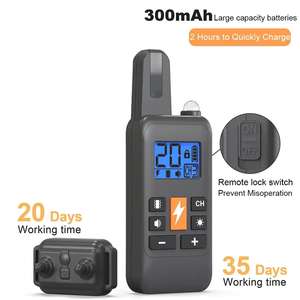 Hund <span class=keywords><strong>Anti</strong></span> <span class=keywords><strong>Bark</strong></span> <span class=keywords><strong>Collar</strong></span> Wiederauf ladbare vibrierende Hund <span class=keywords><strong>Anti</strong></span> Barking Elektro schock Training Fernbedienung <span class=keywords><strong>Pet</strong></span> Dog Training Halsbänder - Product Image 5