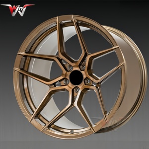 Cerchi Forgiati Concavi Personalizzati 16 17 18 19 20 Pollici 5x114.3 5x130mm Oro Multirazza a Raggi per BMW M4 Mercedes-Benz Classe S W222 S550 - Product Image 5