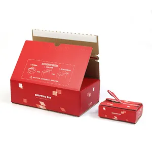 사용자 정의 퀵 씰 필 오프 셀프 씰 우편 지퍼 우편 크래프트 우편물 상자 접착제 눈물 스트립 배송 상자