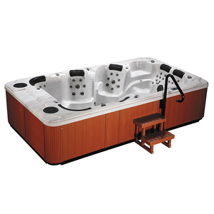Baignoire <span class=keywords><strong>gonflable</strong></span> de spa extérieur en acrylique Joyspa JY8001 avec jacuzzi - Product Image 3