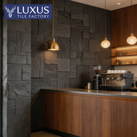 Mosaïque en pierre souple en céramique, carreaux muraux extérieurs flexibles, panneaux décoratifs pliables, surfaces texturées, épaisseur 3 mm, faible épaisseur