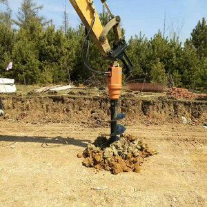 Tiejia thủy lực Trái Đất khoan khoan máy xúc tập tin đính kèm với xoắn ốc cọc khoan điều khiển khoan bit cho xây dựng - Product Image 1