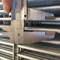 Valla de Seguridad de Acero Inoxidable 358 No Escalable, Perfil Plano, Modelado 3D, Protección Perimetral para Aeropuertos, Valla de Seguridad de 8 pies