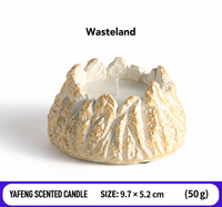 Bougies parfumées élégantes en roche volcanique, personnalisées et créatives, pour la maison, décoration rituelle intérieure haut de gamme