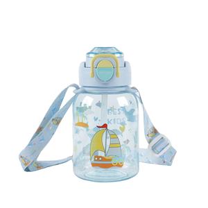 Botella Deportiva Térmica Infantil <span class=keywords><strong>de</strong></span> 600 ml, Antiderrames, con Tapa y Pajita, Reutilizable y Ecológica para el Regreso a Clases - Product Image 2