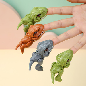 Mini llavero de dinosaurio que se mueve al morder el dedo, modelo articulado, adorno de plástico, regalo para niños, accesorio unisex - Product Image 1