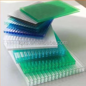 UV 10 Năm Tấm Nhựa Rỗng Vật Liệu Xây Dựng Nhà Nhà Kính Mái 4-Lớp Tấm <span class=keywords><strong>Polycarbonate</strong></span> - Product Image 4
