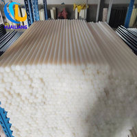 Barre en plastique PA6 personnalisée résistante à l'usure tige ronde en plastique coloré tiges extrudées solides fournisseur