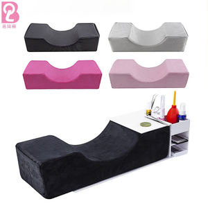 Beiqili Outil de beauté en velours breveté Oreiller cervical pour le dos avec mousse à mémoire de forme pour l'extension des cils de salon - Product Image 2