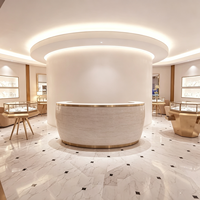 Solution clé en main pour bijouterie, service de design et de décoration intérieure pour toute la boutique