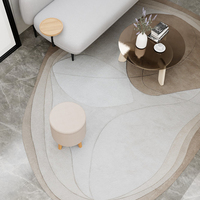 Tapis d'affaires personnalisés de haute qualité à conception irrégulière Tapis d'intérieur fait à la main en 3D