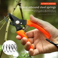 Cisailles de jardin en acier inoxydable de qualité industrielle, sécateurs manuels pour branches de fruits, outils de taille d'arbres, cisailles de taille, outil tranchant
