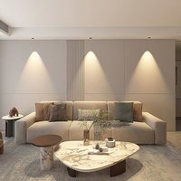 Spot encastré LED moderne orientable pour plafond, CRI 90, 3 températures de couleur modifiables, corps en aluminium, anti-éblouissement, pour hôtels et résidences