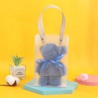 Serviette en microfibre en forme de lapin ou d'ours, cadeau de mariage ou d'anniversaire, de haute qualité, en gros