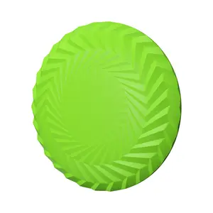 Fashion Pet Silicone Training Dog Frisbeed Toy Interactive Dog Chew Toys Resistance Bite Soft Rubber Toys Pet Flying Discs 18cm