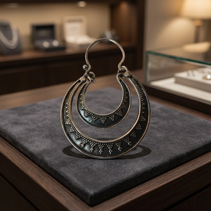 Pendientes de Plata de Ley Chapados en Oro para Niñas y Mujeres, Estilo Candelabro, Venta al por Mayor, Pedidos al por Mayor, Opción de Regalo - Product Image 2