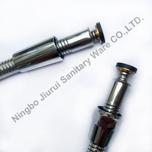 Tuyau de douche <span class=keywords><strong>flexible</strong></span> <span class=keywords><strong>extractible</strong></span> en acier inoxydable 201 chromé à double gaine, diamètre extérieur 15 mm, <span class=keywords><strong>pour</strong></span> salle de bain |   Raccord de plomberie à ferule - Product Image 4