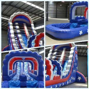 สไลเดอร์น้ำเป่าลมขนาดใหญ่เกรดเชิงพาณิชย์ สูง 10 เมตร สำหรับผู้ใหญ่ - Product Image 4