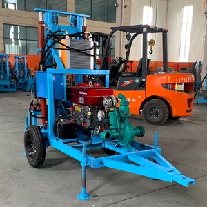 Impianti di Perforazione Idraulici Diesel Portatili per Pozzi, Profondità 200m, Nuova Condizione, Piccola Perforatrice per Pozzi d'Acqua in Vendita - Product Image 3