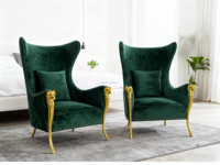 Fauteuils de salon relaxants et luxueux, fauteuil individuel pour appartement, meubles d'appoint, fauteuil de salon moderne pour hôtel