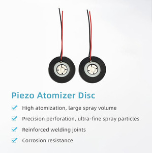 Chip atomizador piezoeléctrico OEM Disco atomizador humidificador de niebla de cerámica piezoeléctrico ultrasónico para humidificador ultrasónico