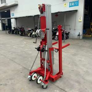 नए मैनुअल हैंड क्रैंक्ड एल्यूमीनियम मिश्र धातु लिफ्ट पोर्टेबल लिफ्ट पोर्टेबल लिफ्ट प्लेटफॉर्म एडजस्टेबल ऊंचाई 3.5 मीटर 5 मीटर 6.5 मीटर मीटर - Product Image 3