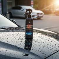 Cire en spray pour voiture X9, revêtement céramique nano - 330g, lavage auto sans eau, effet rapide, brillance élevée, couche de finition protectrice