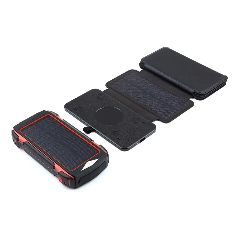 Trend 24000 mAh USB Solar Panels Portable Folding Waterproof Phone Battery Charger Hiking Camping Sunlight Solar Power Bank