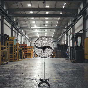 Ventilador de Pedestal de Aluminio de 26 Pulgadas con 2 Aspas, para Uso en Exteriores, Hogares y Hoteles, Refrigeración por Aire, Eficiencia Energética A+++, Motor de Aluminio - Product Image 6