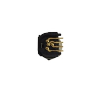 Conector de PCB en ángulo de montaje en panel mini XLR de 4 pines 90 grados en ángulo recto