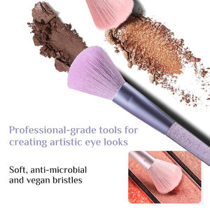 Herramienta cosmética rosa <span class=keywords><strong>de</strong></span> pelo <span class=keywords><strong>de</strong></span> nailon Real Natural, brochas <span class=keywords><strong>de</strong></span> <span class=keywords><strong>maquillaje</strong></span> originales personalizadas para polvo facial, juego <span class=keywords><strong>de</strong></span> brochas <span class=keywords><strong>de</strong></span> <span class=keywords><strong>maquillaje</strong></span>, bolsa LLT35 - Product Image 5
