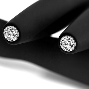 2021 Custom Logo 20 MOQ Luxury Diamond Synthetic Hair Face Kabuki <strong>Brush</strong> Kit 9pcs Black <strong>Makeup</strong> <strong>Brush</strong> Set <strong>Case</strong> - Product Image 4