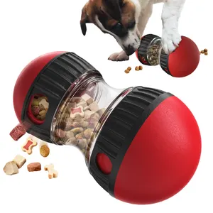 2024 nueva llegada Super Ball Dog Treat dispensador de juguete perro rompecabezas juguete de alimentación lenta