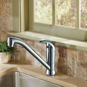 Produits d'innovation de la chine à levier Unique en laiton long bec long cou pont monté robinet de lavabo thermostatique lavage - Product Image 2
