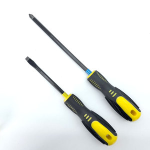 Jeu de tournevis Cr-V 4 ou 5 pièces PH2 PH1 5mm 6mm Phillips et plat 75mm 100mm 125mm – Outils à main avec embouts trempés au design classique - Product Image 5
