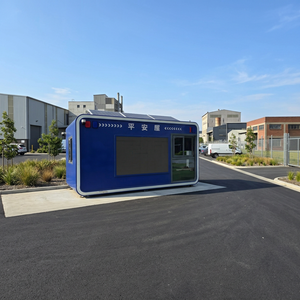 Postazione di Sicurezza Integrata in Container Mobile per Campus Scolastici, Cabina <span class=keywords><strong>Compatta</strong></span> per Guardie di Sicurezza per Istituti Educativi - Product Image 5