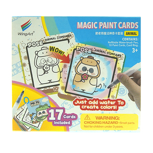 Cartes de coloriage magiques à l'eau pour enfants, personnalisables, nouvelles, 2025, pour <span class=keywords><strong>apprendre</strong></span> les animaux, à dessiner et à gribouiller - Product Image 4